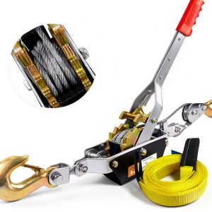 Come Along Winch Heavy Duty 10FT 2T 4400LBS SENKEYFE Steel Puller-0